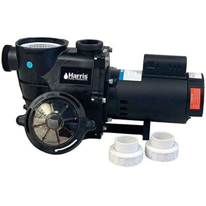 Harris HPE003 Inground Pool Pump with 56Y Frame, 115/230V (3/4 HP)