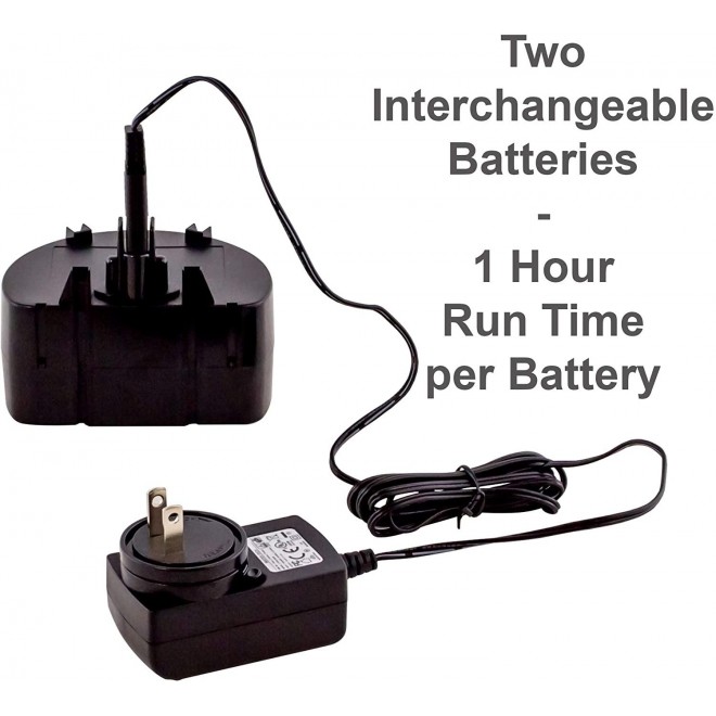 POOL BLASTER Pro 900 Commercial Pool Cleaner - Cordless Rechargeable Battery-Powered Vacuum with 14.9” Head, Large Capacity Filter Bags and 2 Interchangeable Batteries