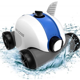 PAXCESS Cordless Automatic Pool Cleaner, Robotic Pool Cleaner with 5000mAh Rechargeable Battery, 60-90 Mins Working Time