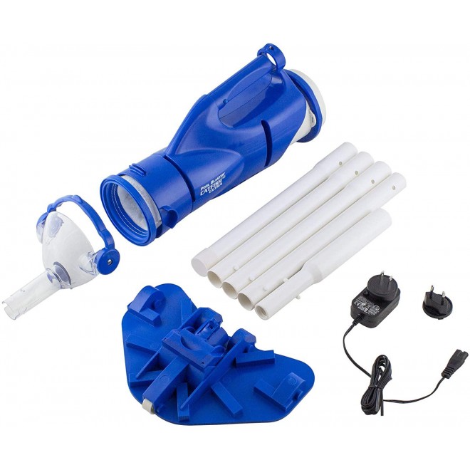 POOL BLASTER Catfish Ultra Rechargeable, Battery-Powered, Pool-Cleaner, Ideal for In-Ground Pools and Above Ground Pools for Cleaning Leaves, Dirt and Sand & Silt.