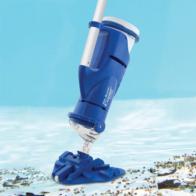 POOL BLASTER Catfish Ultra Rechargeable, Battery-Powered, Pool-Cleaner, Ideal for In-Ground Pools and Above Ground Pools for Cleaning Leaves, Dirt and Sand & Silt.