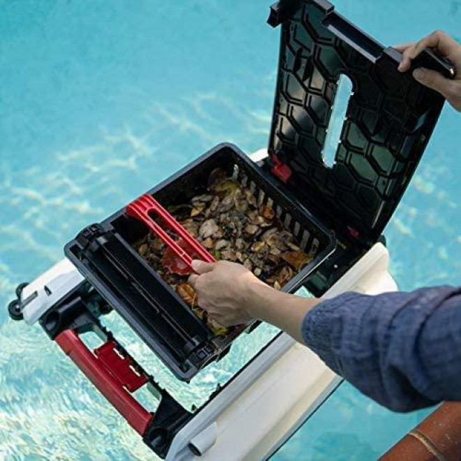 Instapark Betta Automatic Robotic Pool Cleaner Solar Powered Pool Skimmer - White