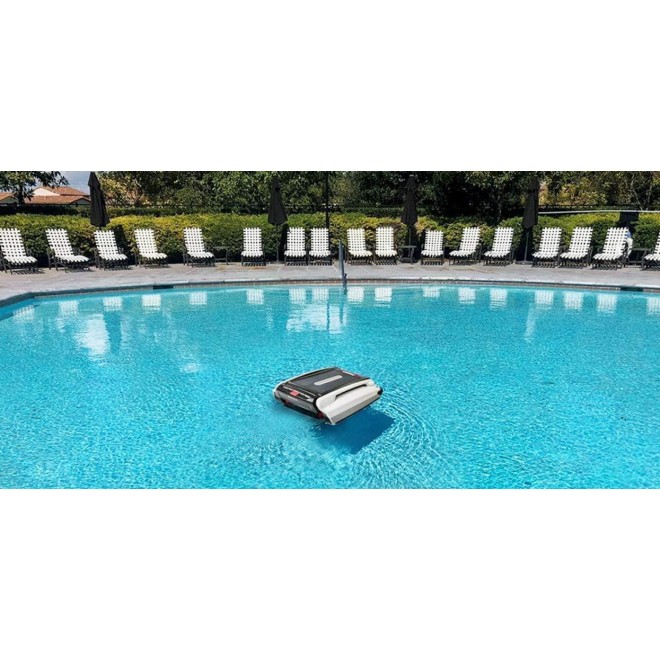 Instapark Betta Automatic Robotic Pool Cleaner Solar Powered Pool Skimmer - White