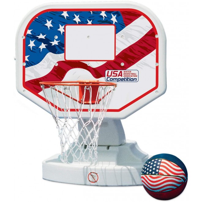 Poolmaster 72830 USA Competition Poolside Basketball Game, Blue
