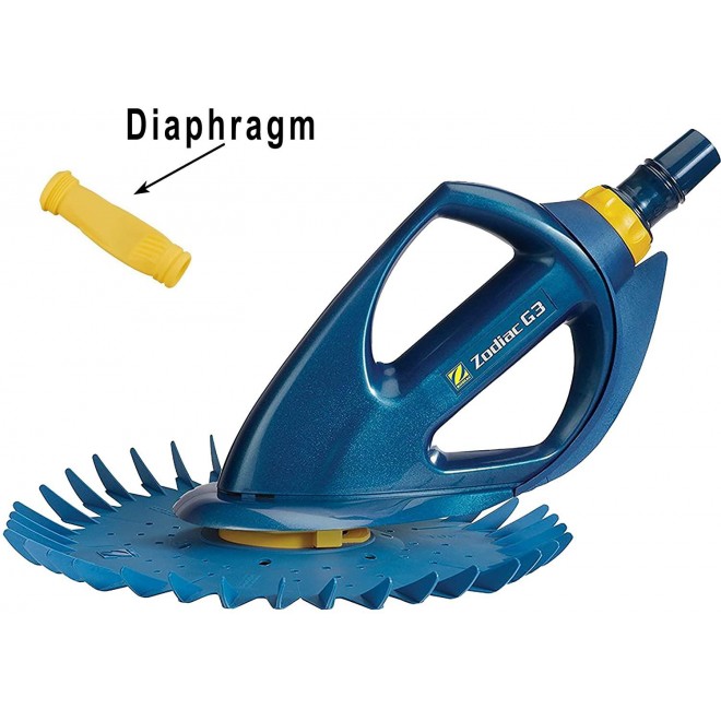 Zodiac Baracuda G3 W03000 Advanced Suction Side Automatic Pool Cleaner with Additional Diaphragm