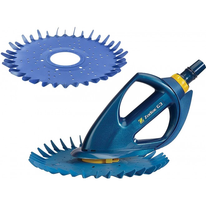 Zodiac Baracuda G3 Kit with Advanced Suction Side Automatic Pool Wall/Floor Cleaner and Additional Finned Disc