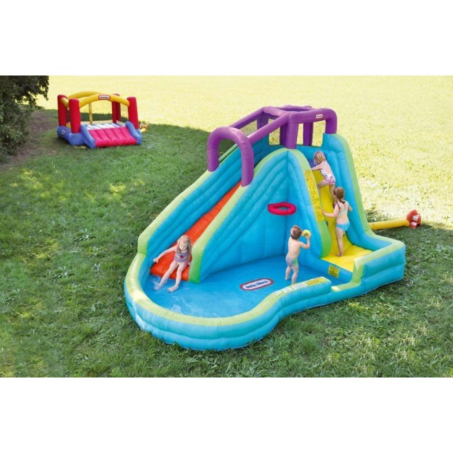 Little Tikes Slam 'n Curve Slide, Multicolor