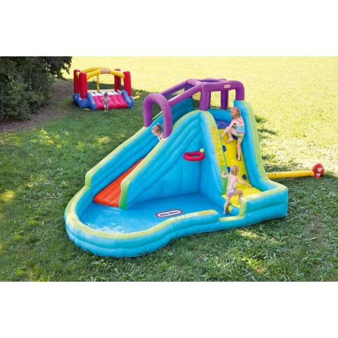 Little Tikes Slam 'n Curve Slide, Multicolor