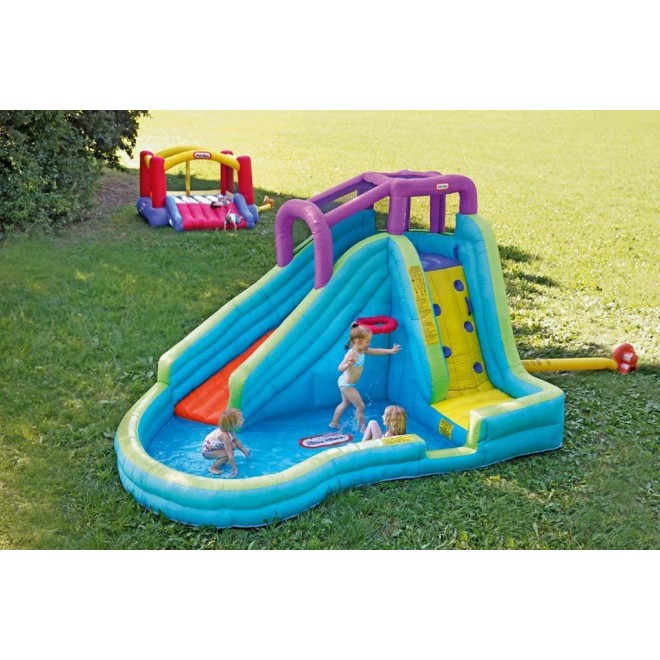 Little Tikes Slam 'n Curve Slide, Multicolor