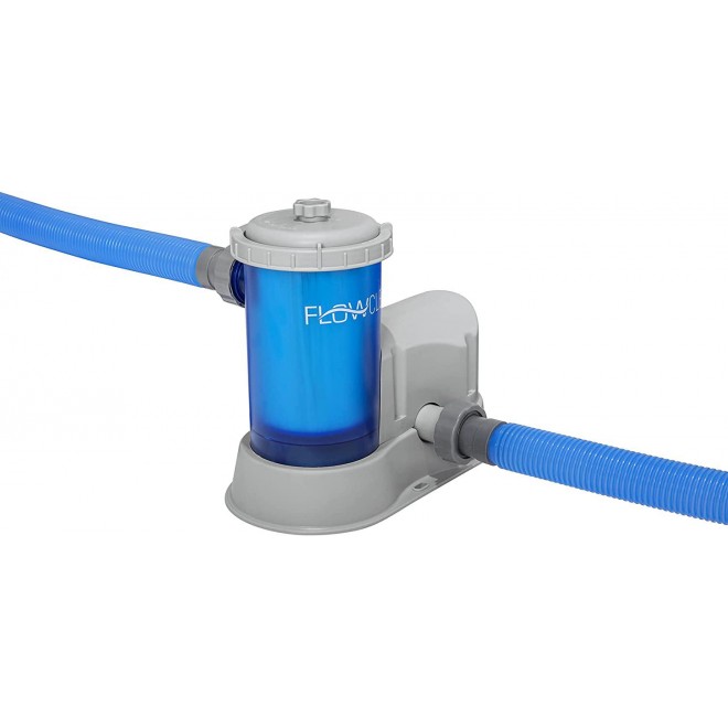 Coleman Power Steel Deluxe Series 18’ x 48” Metal Frame Round Above Ground Pool Set with Filter Pump, Ladder & Pool Cover