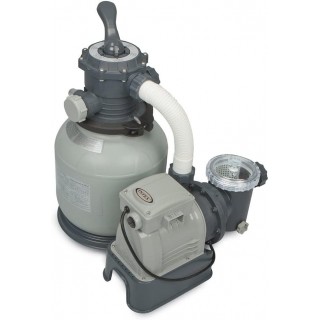 Intex Krystal Clear Sand Filter Pump for Above Ground Pools, 12-inch, 110-120V with GFCI