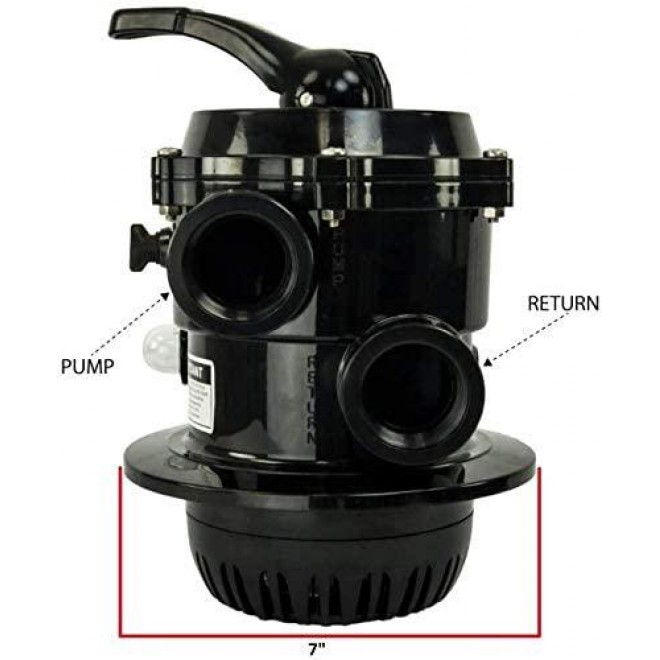 Rx Clear Patriot Sand Filter System | for Above Ground Swimming Pools Up to 15,000 Gallons | 16 Inch Filter | 1 HP Niagara Pool Pump