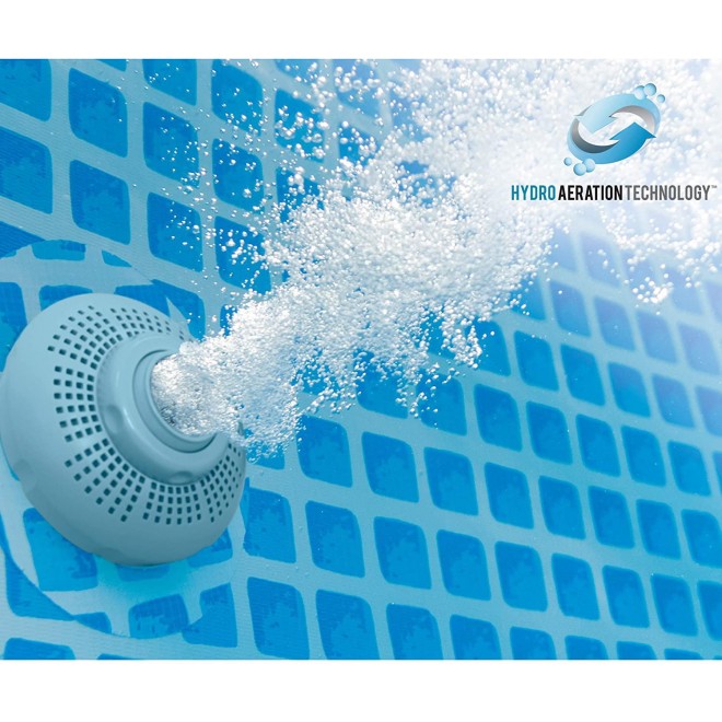 Intex 28633EG Krystal Clear Cartridge Filter Pump for Above Ground Pools, 2500 GPH Pump Flow Rate, 110-120V with GFCI, system flow rate of 1,900 gallons per hour