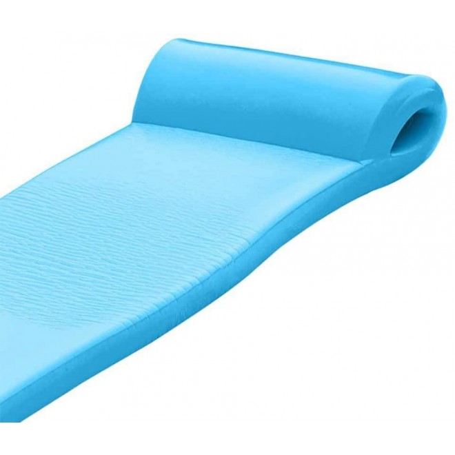 TRC Recreation 8021528 Super Soft Ultra Sunsation Pool Float Lounger Mat, Marina Blue